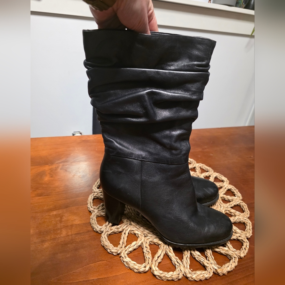 Naturalizer Black Heeled Boots